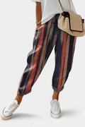 Mely Pantaloni in Lino dal Taglio Rilassato e Stile Senza Tempo