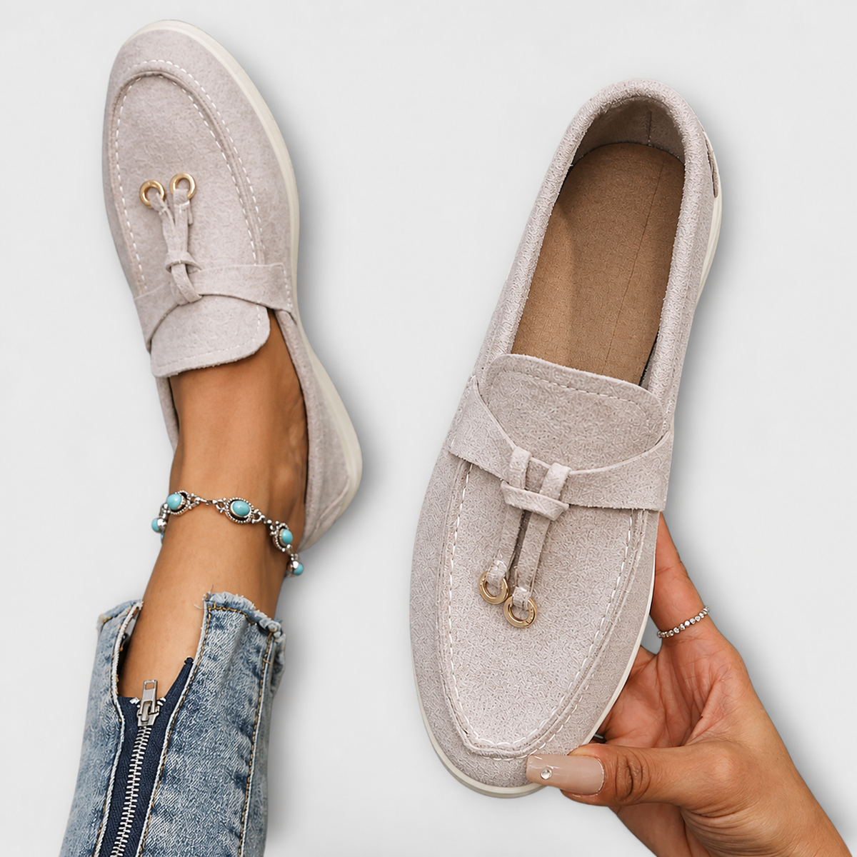 Genoveva™ | Mocassino Elegante con Fibbia