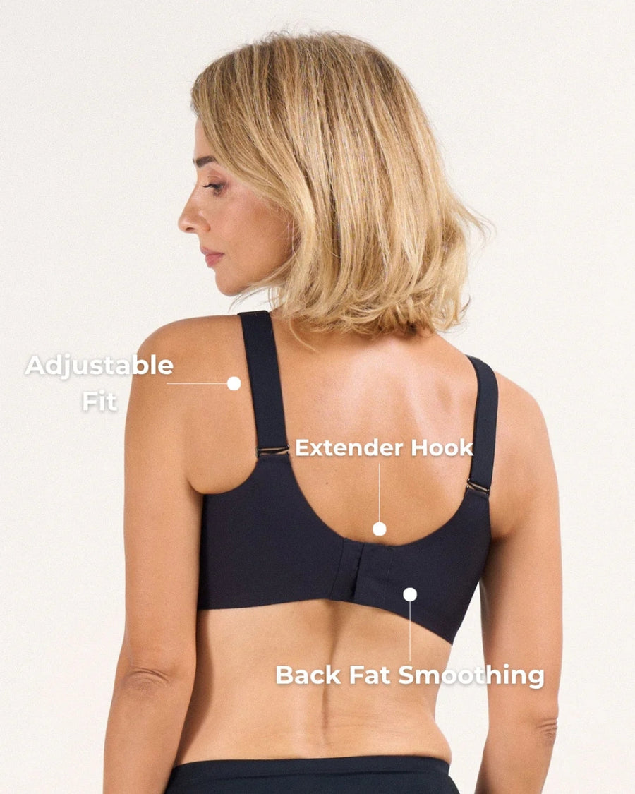 Reggiseno Rassodante Senza Ferretto e con Rete Scollatura a V Shapeher