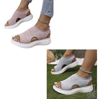 Patrizia - Sandali con Plateau in Rete Traspirante da Donna
