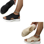 Patrizia - Sandali con Plateau in Rete Traspirante da Donna