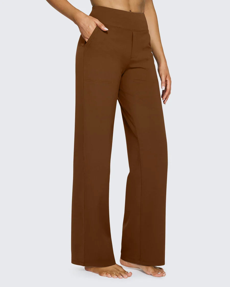 Carla™ | Pantaloni Eleganti a Vita Alta e Gamba Larga