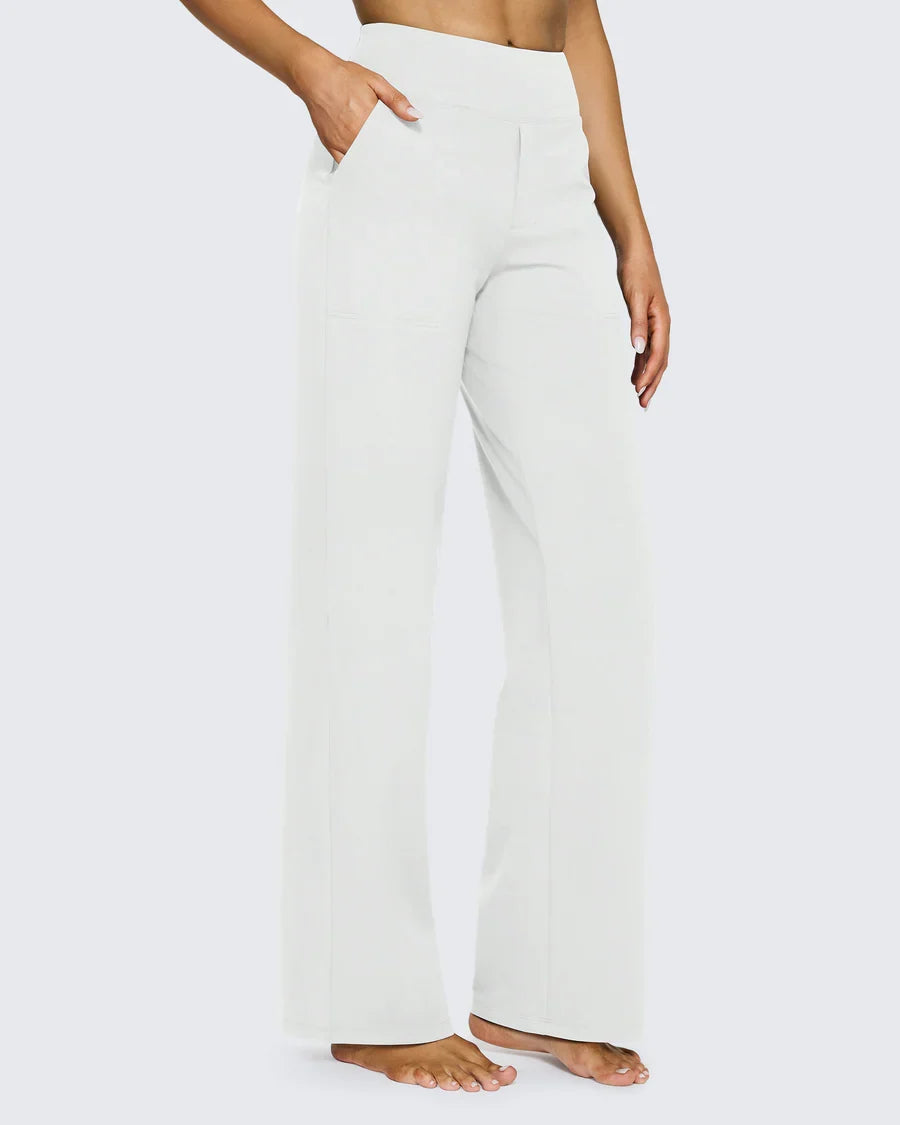 Carla™ | Pantaloni Eleganti a Vita Alta e Gamba Larga