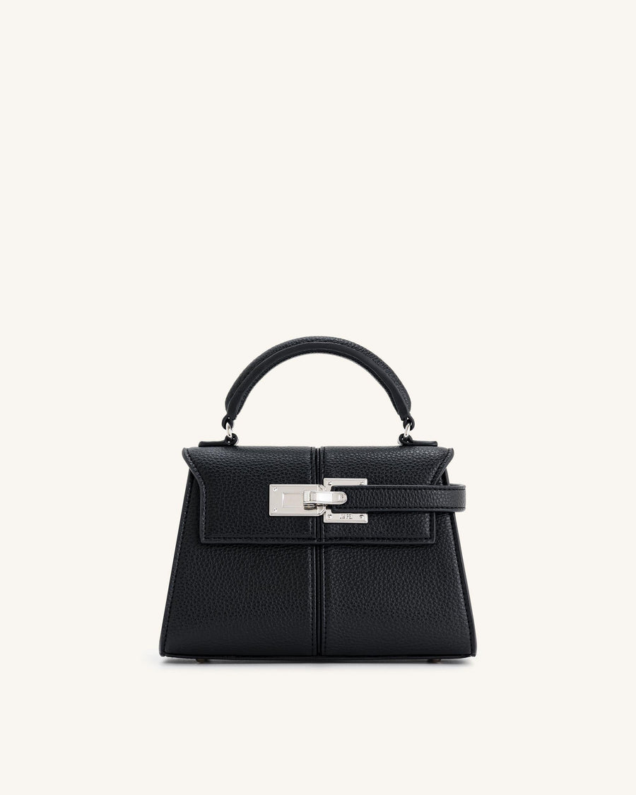 Elise Borsa con manico superiore - Nera