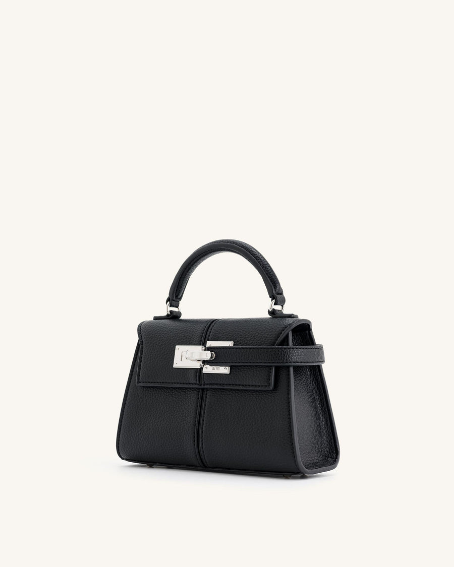 Elise Borsa con manico superiore - Nera