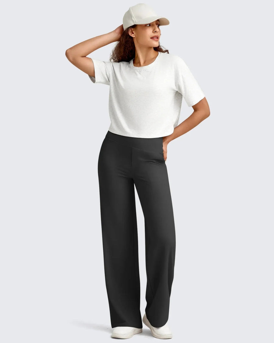 Carla™ | Pantaloni Eleganti a Vita Alta e Gamba Larga