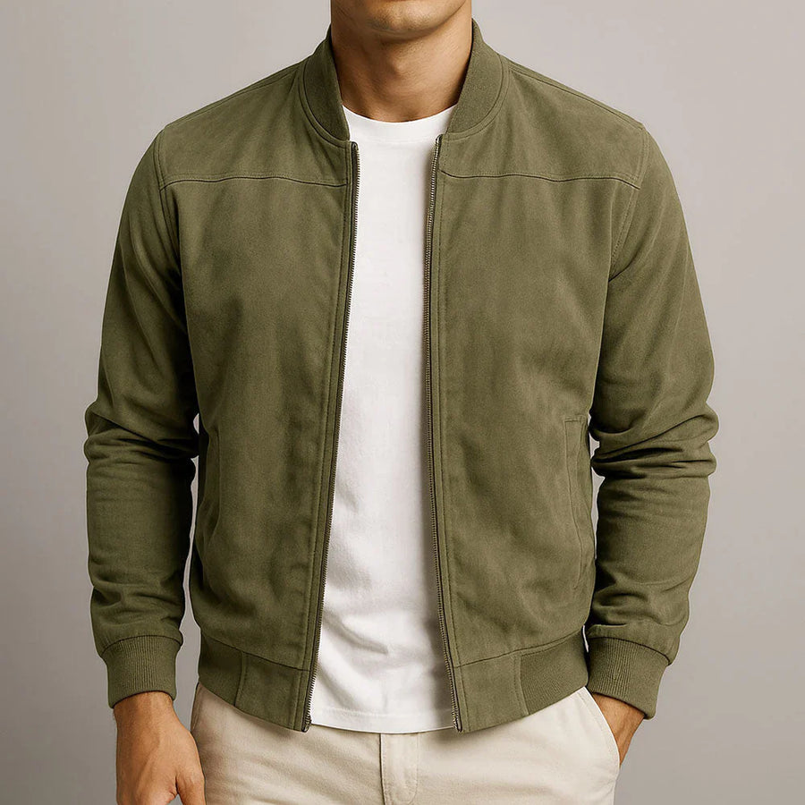 Riviera — Bomber in Suede