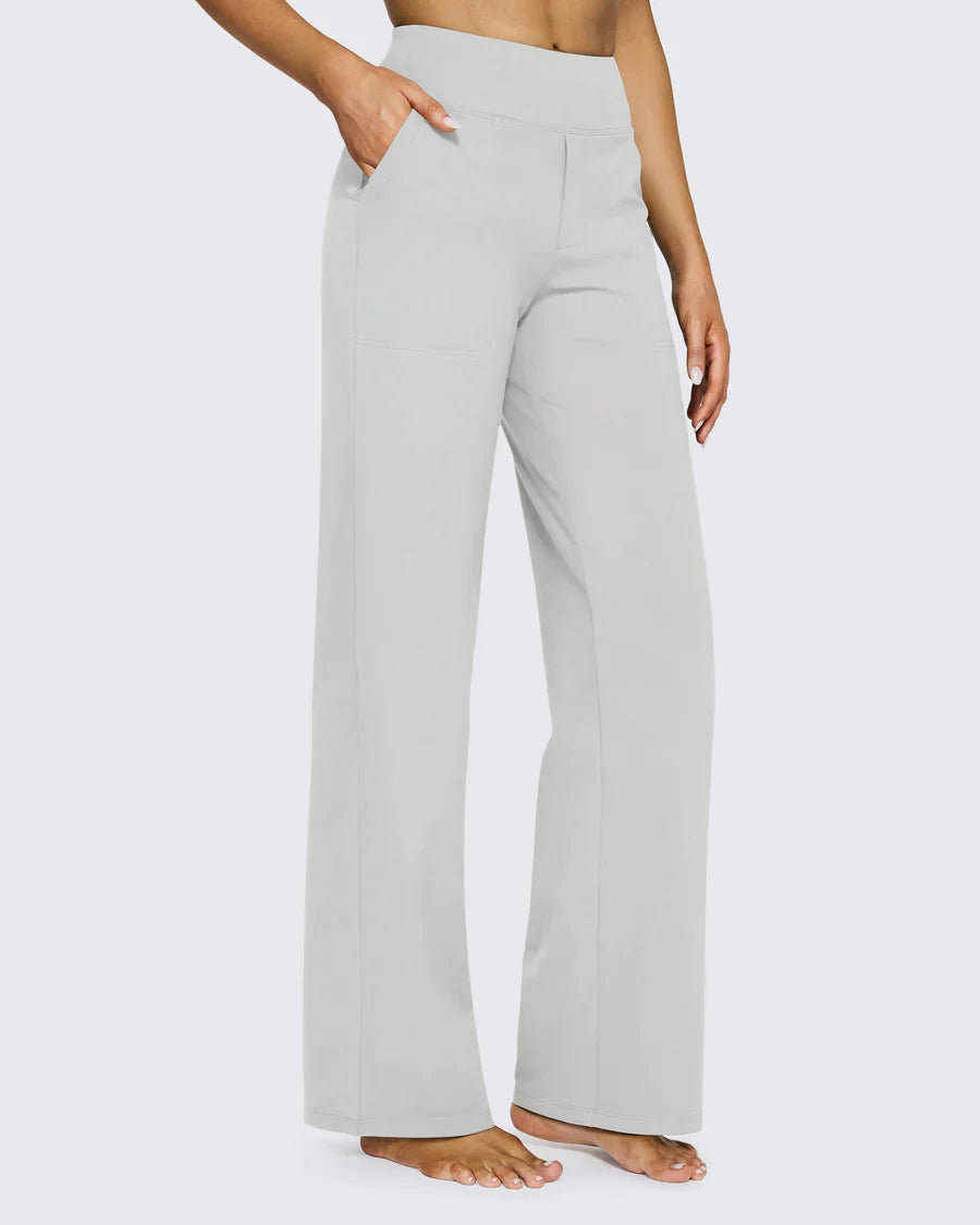 Carla™ | Pantaloni Eleganti a Vita Alta e Gamba Larga