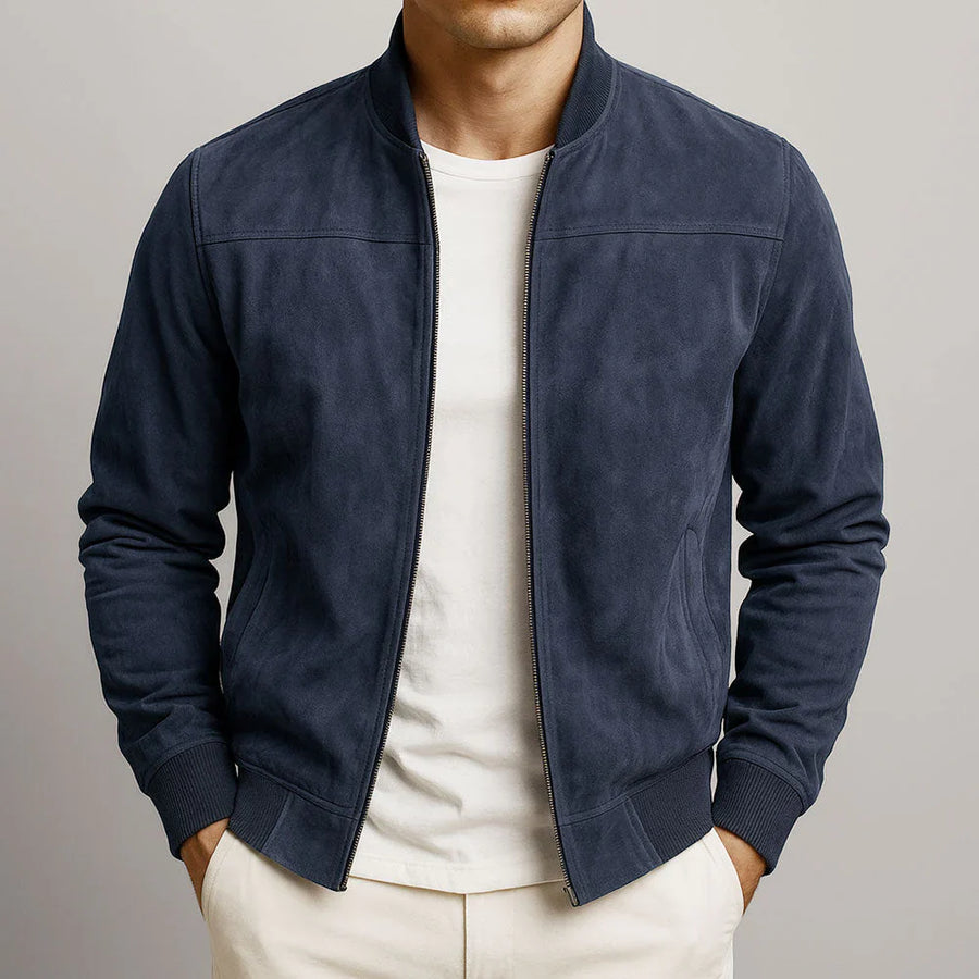 Riviera — Bomber in Suede