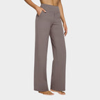 Calista™ | Pantaloni da donna a gamba larga marroni
