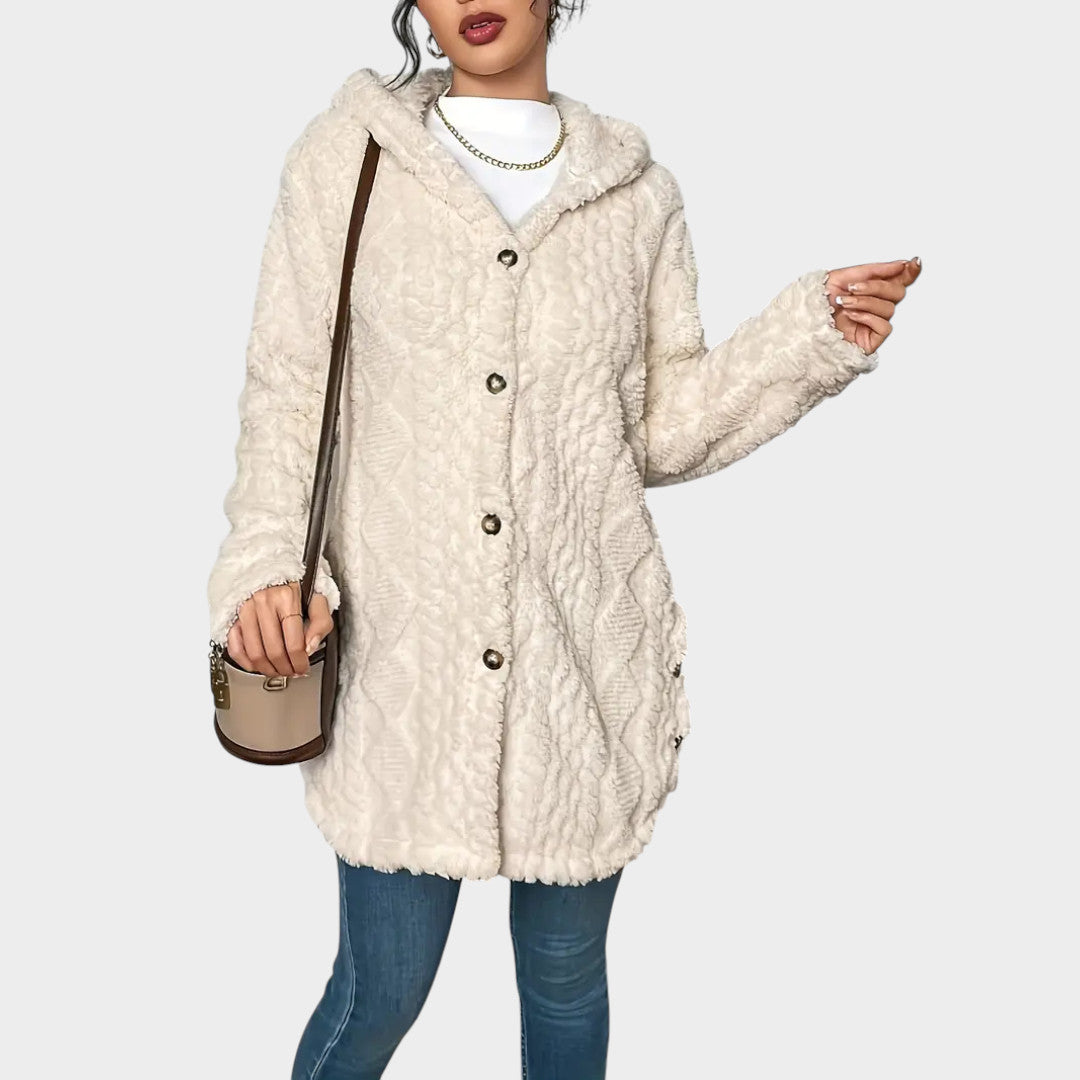 C&G™ | Cardigan Imbottito con Cappuccio