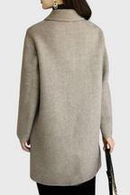 Camille | Cappotto Classico in Lana con Doppiopetto