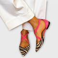 Virtues™ | Ballerina Zebrata con Fasce Incrociate