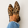 Crescencia™ | Mocassino Leopardato a Punta Sottile