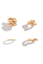 Set di 4 Anelli in Metallo