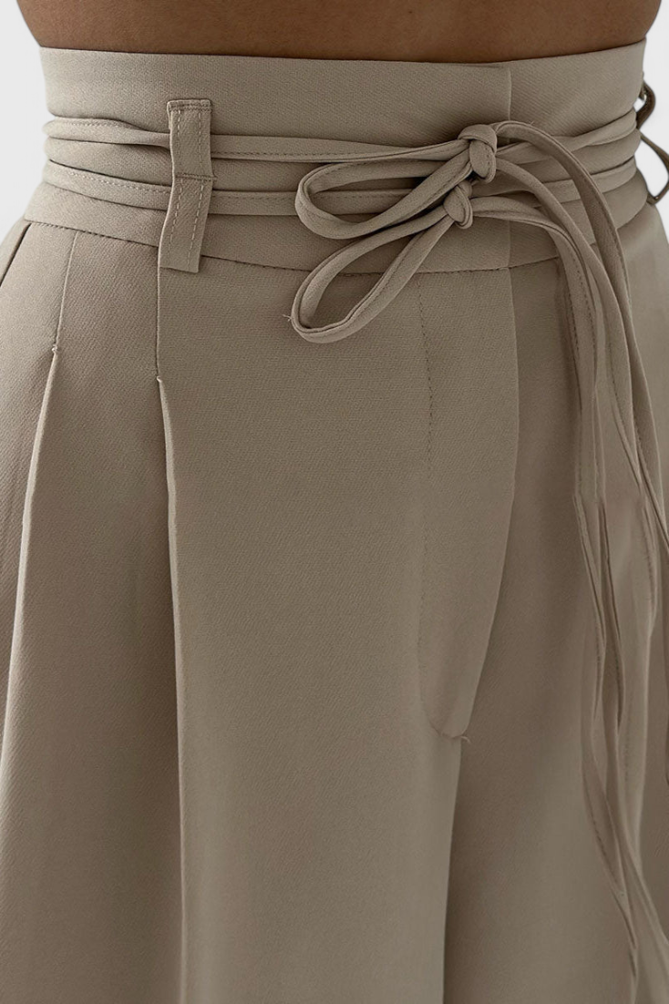 Sophie Pantaloni a gamba larga con coulisse