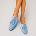 Amalia™ | Mocassino Scamosciato con Nappe