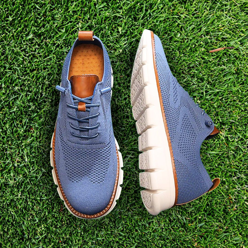 Scarpe Traspiranti Ultracomfort: Blu-bianco