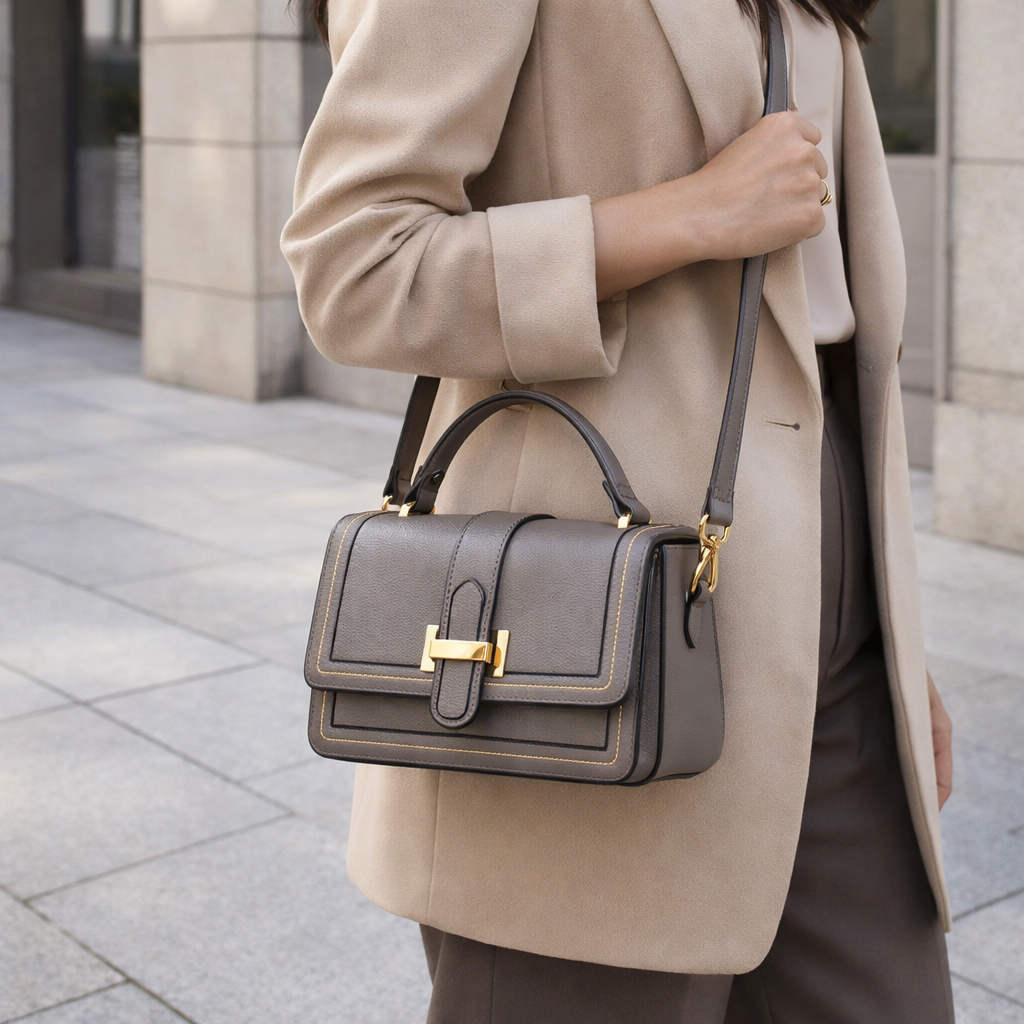Luna Paris - Elegante borsa in pelle