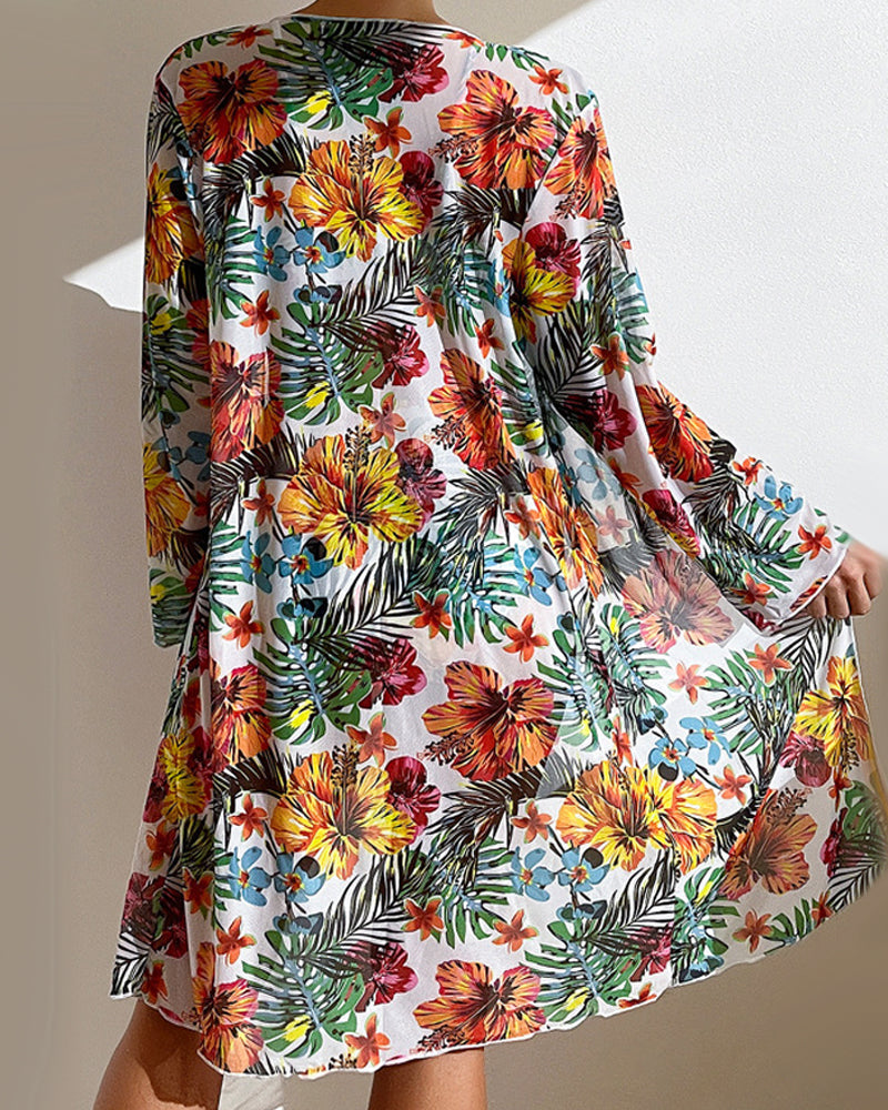 Glenda - Bikini con gonna a fiori