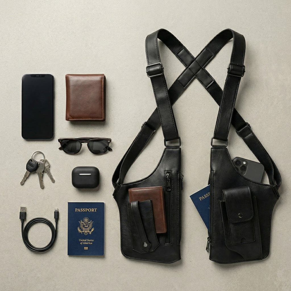 Heritage - Bolso bandolera clásico para hombre