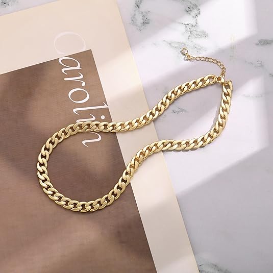 Collana Cubana a Maglie Spesse | Oro