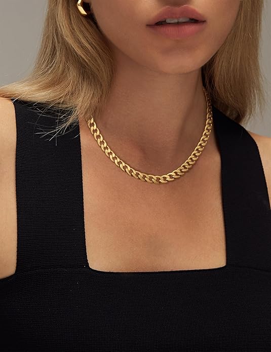 Collana Cubana a Maglie Spesse | Oro