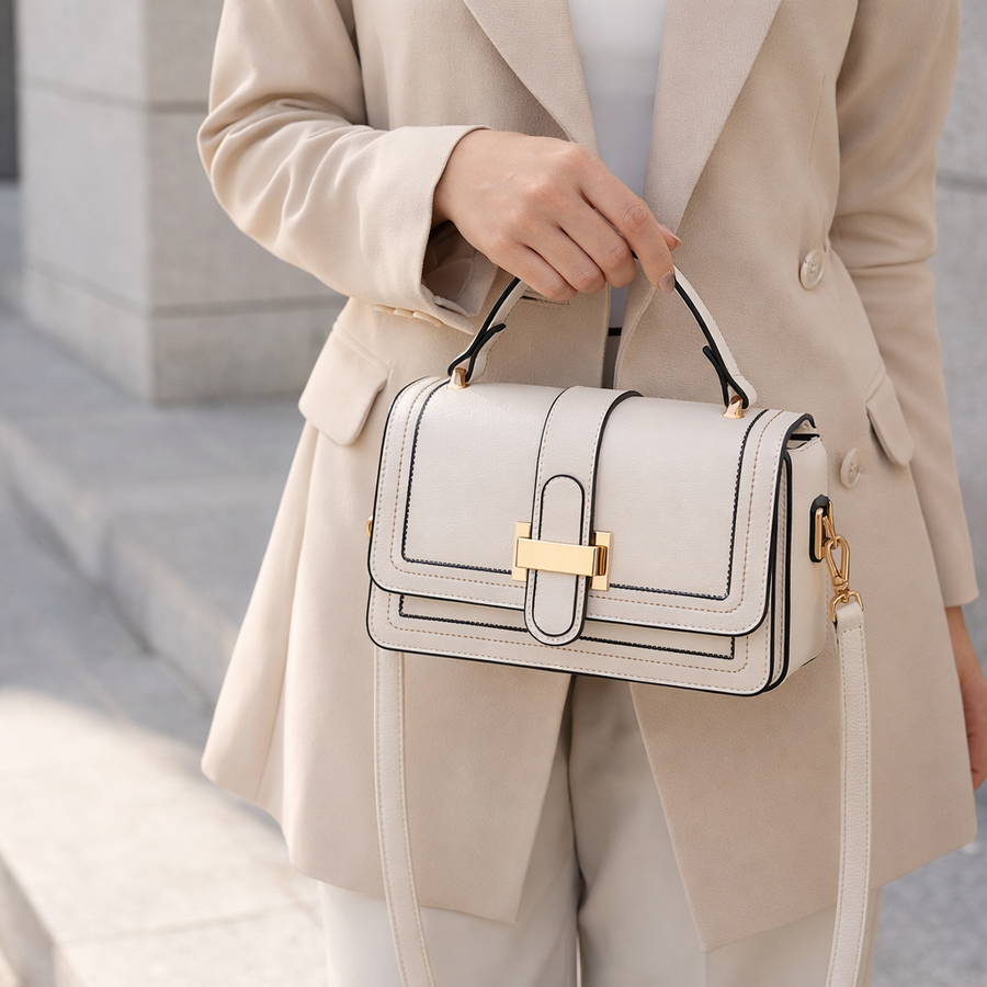 Luna Paris - Elegante borsa in pelle