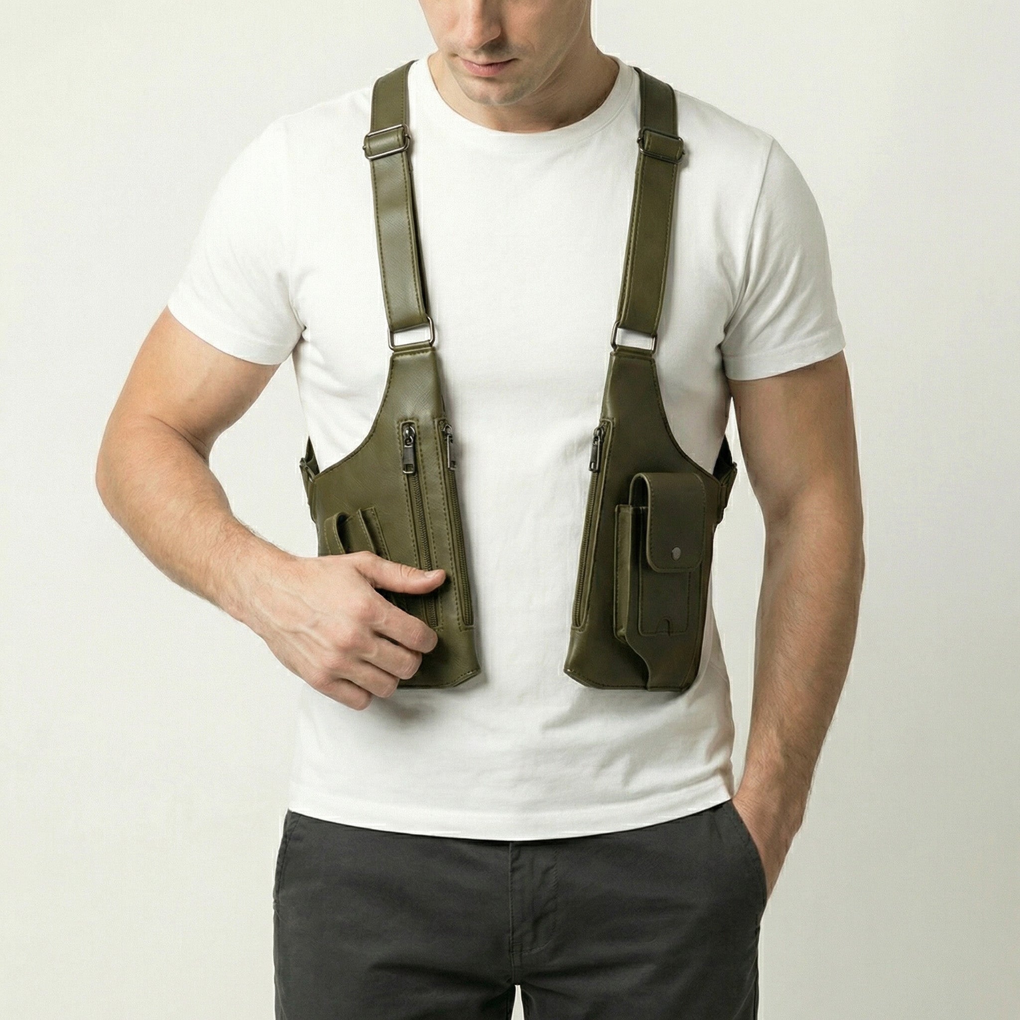Heritage - Bolso bandolera clásico para hombre