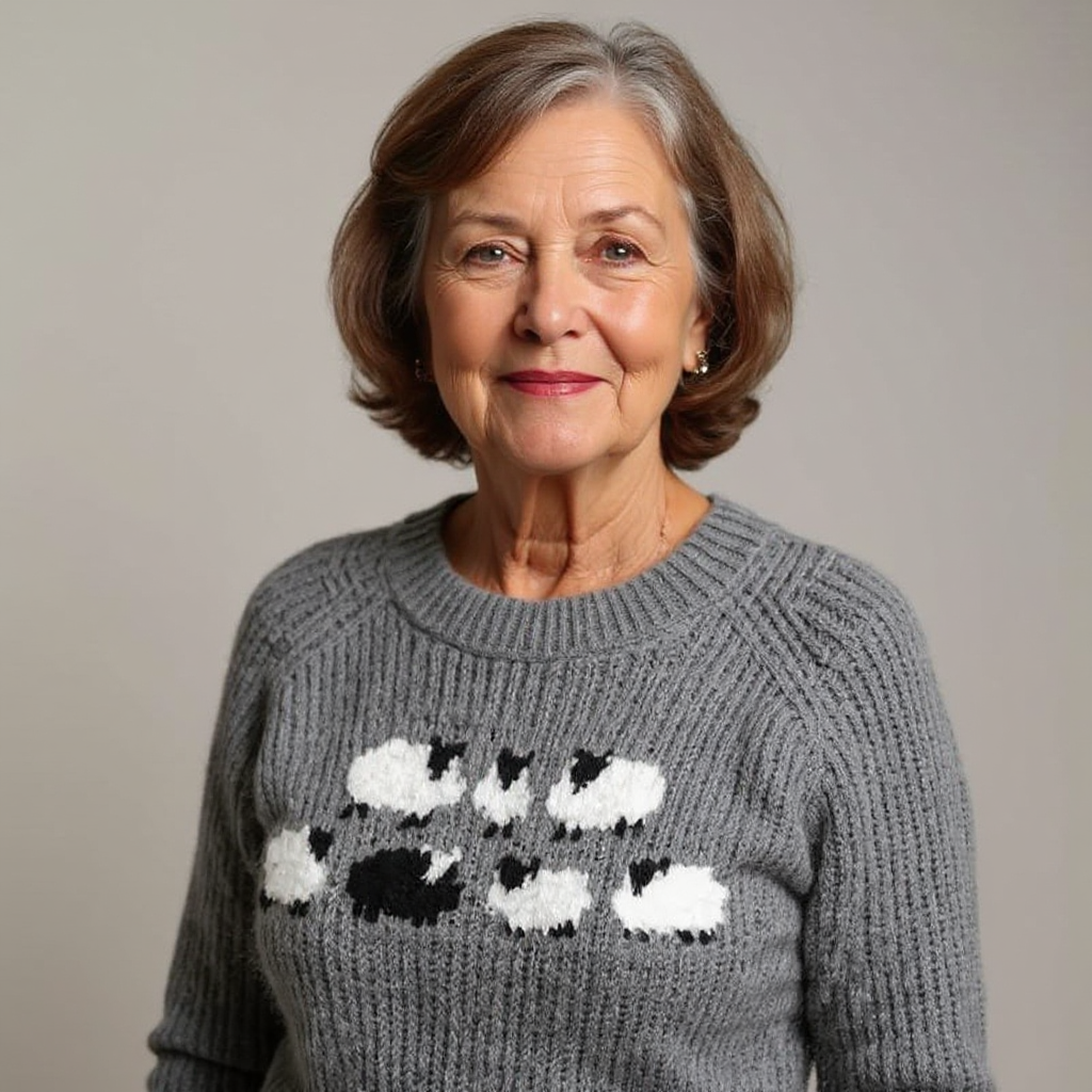 Amanda | Maglione vintage in maglia stile Fair Isle
