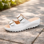 Camilla™ | Sandali con Zeppa Comodi con Fibbie Dorate