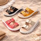 Camilla™ | Sandali con Zeppa Comodi con Fibbie Dorate
