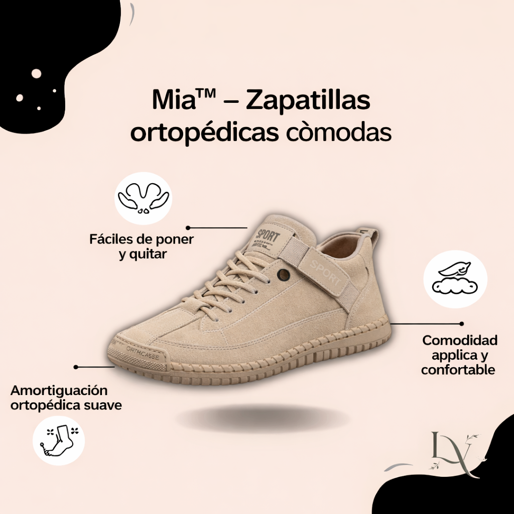 Mia™: zapatillas ortopédicas cómodas e indoloras
