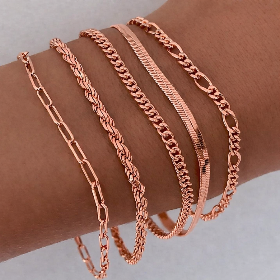 Conjunto de pulseras Ellis Renner | Oro