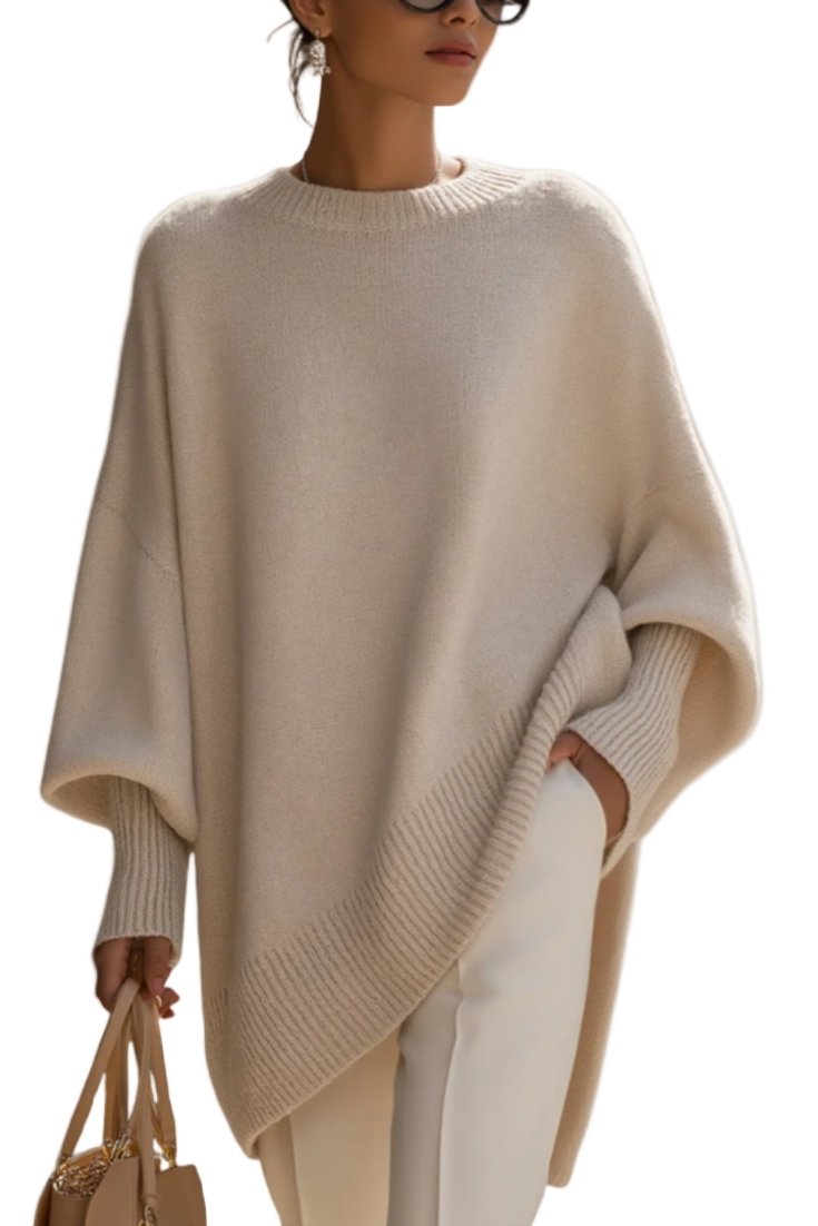 Livia™ | Poncho Oversize in Maglia