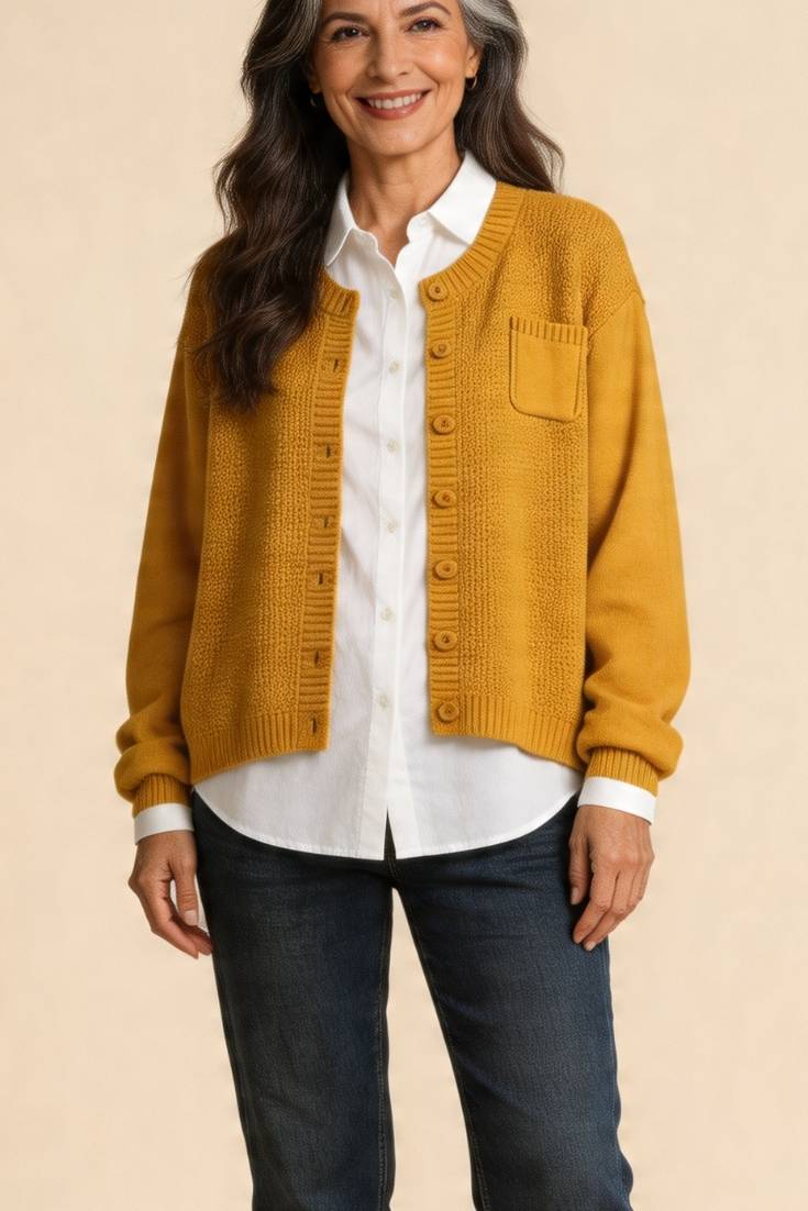 Elle™ | Cardigan in Maglia Morbida