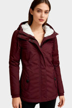 Anna™ | Giacca lunga autunnale in pile