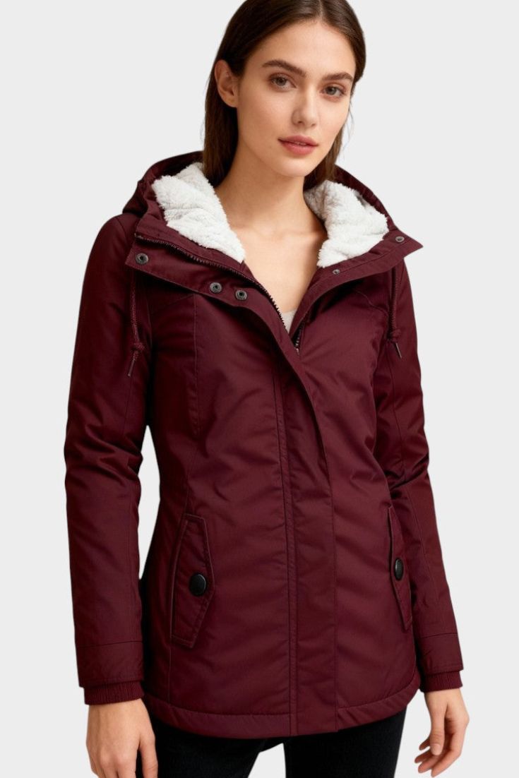 Anna™ | Giacca lunga autunnale in pile