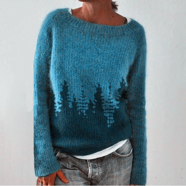 Donna | Maglione vintage in maglia stile Fair Isle