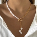 Elegante collana di perle