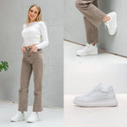 SCARPE ELEVATE BIANCHE CON STILE
