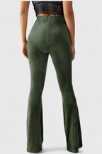 Pantaloni svasati in velluto a costine Liset