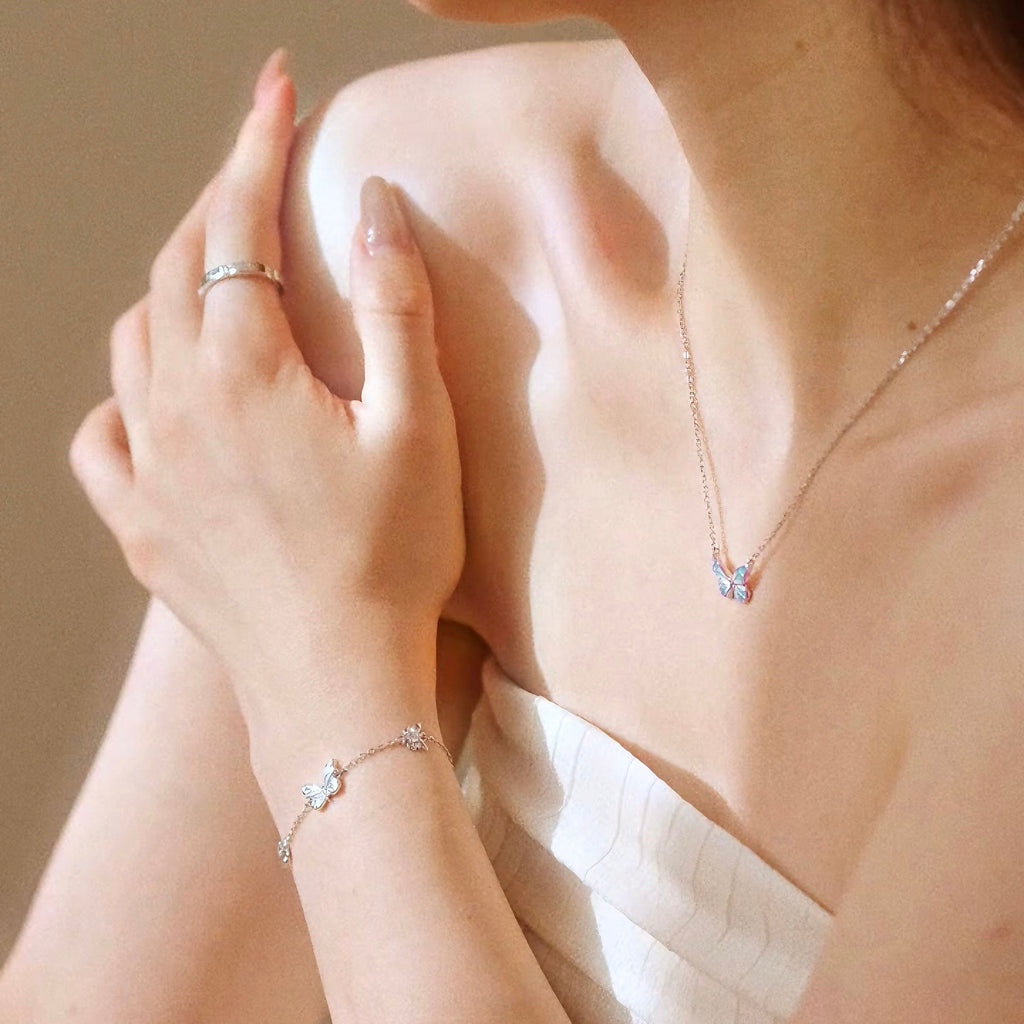 Bracciale Farfalla Luminosa - Si Illumina al Buio