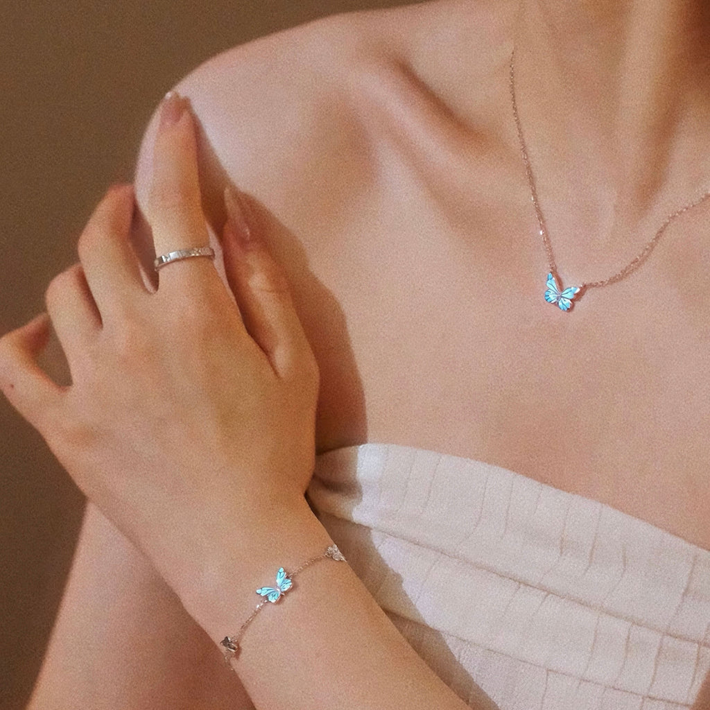 Bracciale Farfalla Luminosa - Si Illumina al Buio