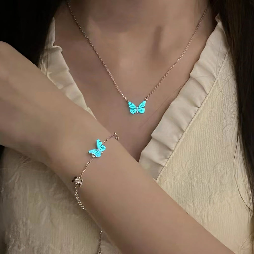 Bracciale Farfalla Luminosa - Si Illumina al Buio