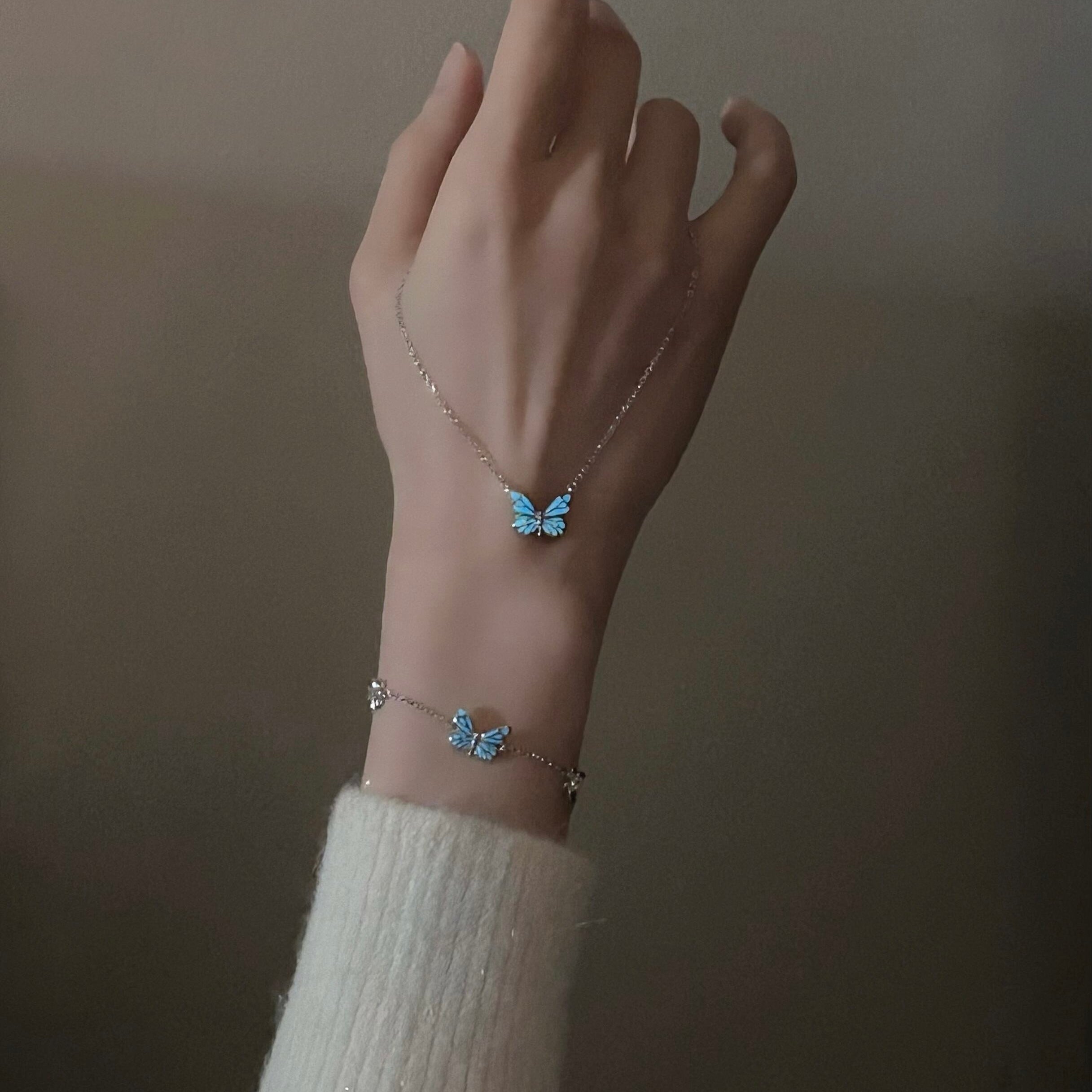Bracciale Farfalla Luminosa - Si Illumina al Buio