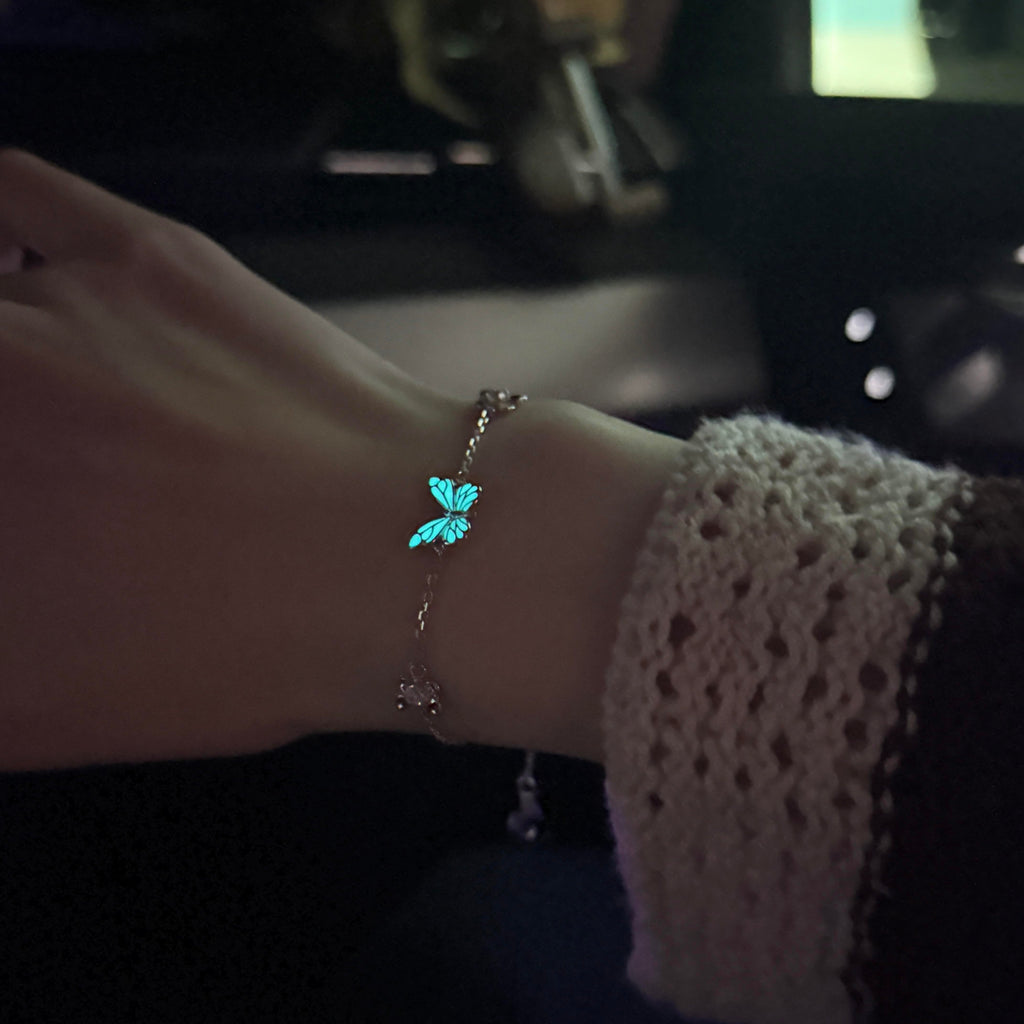 Bracciale Farfalla Luminosa - Si Illumina al Buio