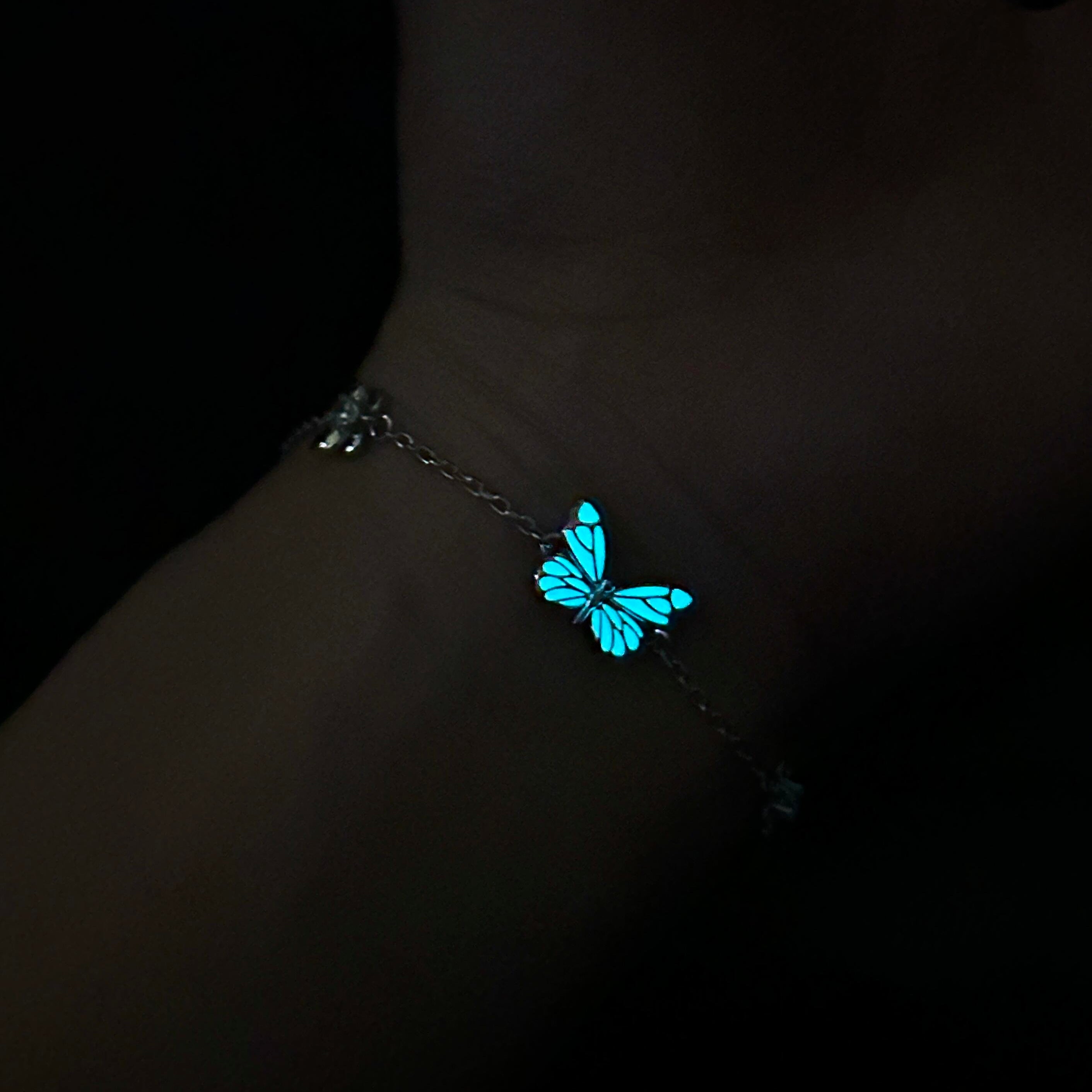 Bracciale Farfalla Luminosa - Si Illumina al Buio