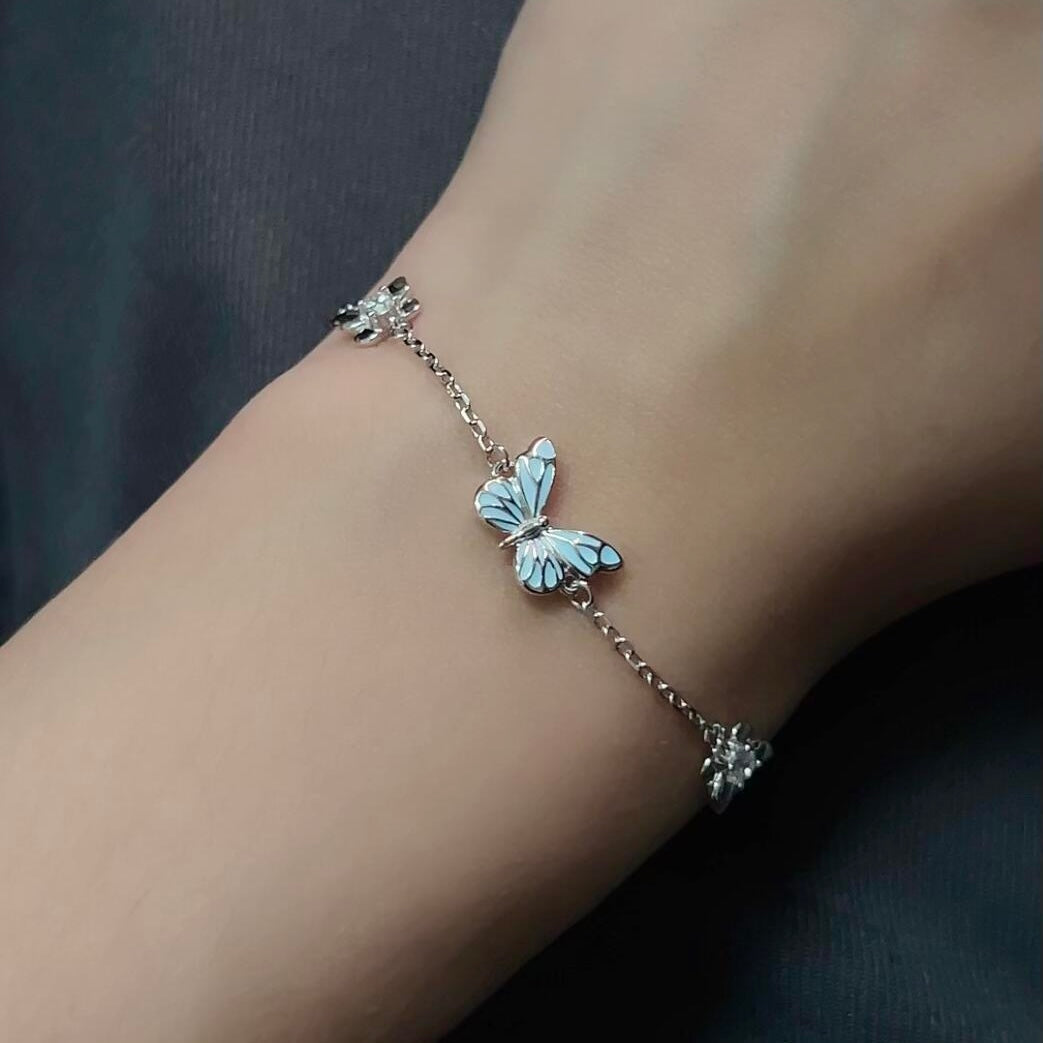 Bracciale Farfalla Luminosa - Si Illumina al Buio