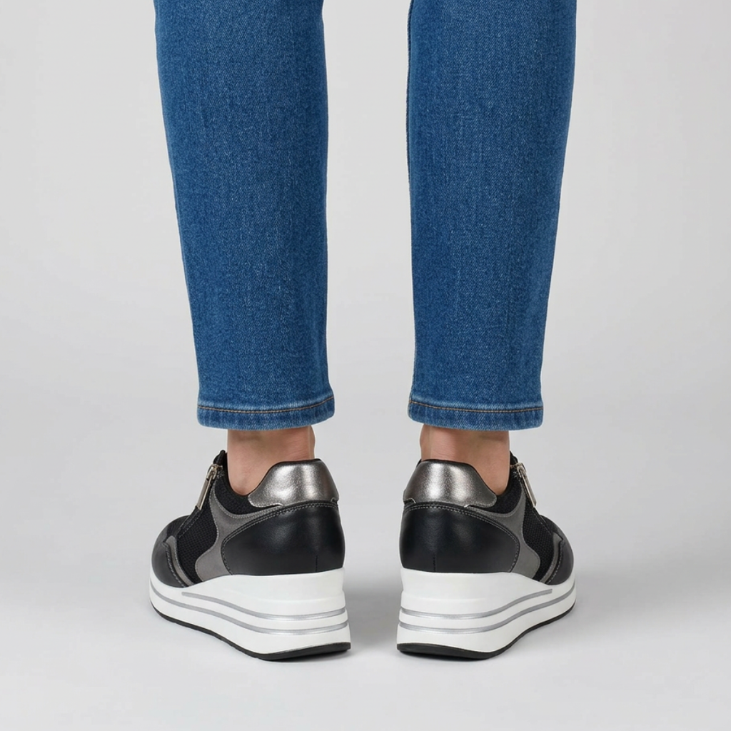 Lori - Scarpa comoda Donna con zeppa